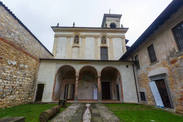 Vallée Astino Bergame Italie Monastère San Sepolcro Dans Une Journée — Photo