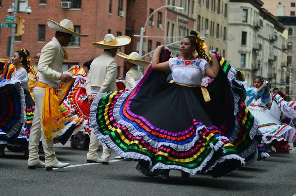 New Yor Stati Uniti 2020 Popolo Balla Durante Annuale Parata — Foto Stock
