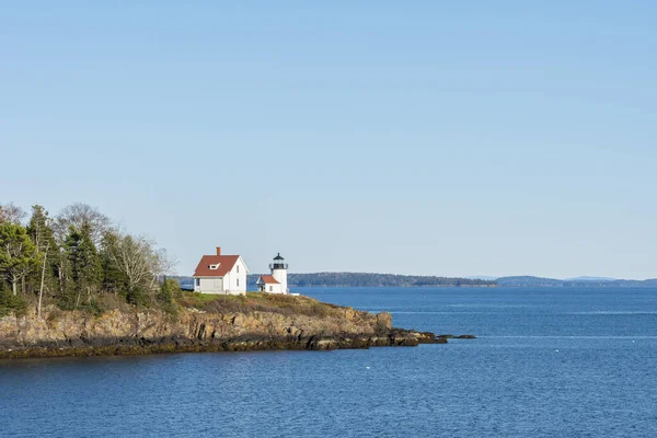 Dieser Ikonische Und Immer Noch Funktionierende Leuchtturm Steht Auf Curtis — Stockfoto