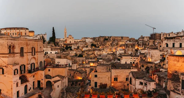 Old Town Cloudy Sky Evening — Stock Photo, Image