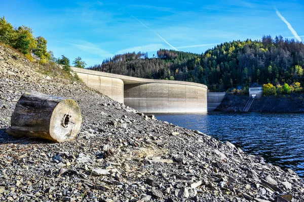 Okertalsperre Dam Altenau Harz Mountains Goslar District Germany — Stockfoto