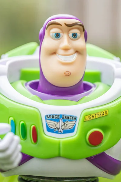 Geilenkirchen Deutschland Okt 2021 Nahaufnahme Eines Buzz Lightyear Toy Von — Stockfoto