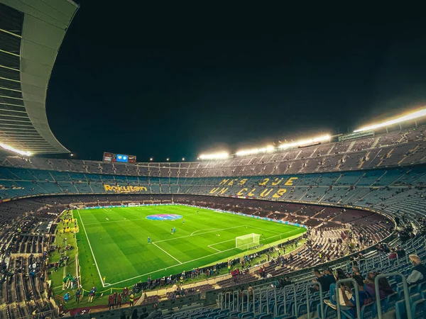Barcelona España Octubre 2021 Famoso Estadio Del Camp Nou Del — Foto de Stock