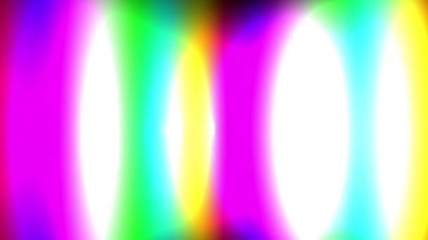 彩色彩虹背景 矢量图解 — 图库视频影像