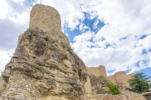 Tornet Det Antika Muslimska Slottet Albarracin Provinsen Teruel Aragonien Spanien — Stockfoto