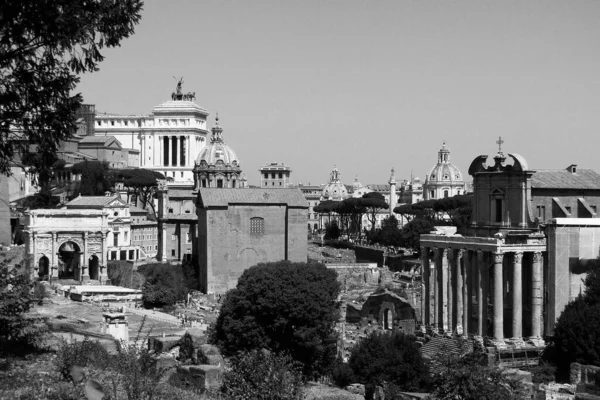 이탈리아 로마에서 포럼의 폐허를 — 스톡 사진