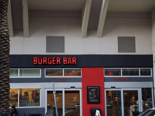 Nuovi Orleani Stati Uniti Ottobre 2021 Canal Street Burger Bar — Foto Stock