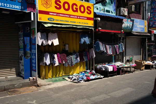 Colombo Sri Lanka Ápr 2019 Pettah Market Utcái Colombóban Srí — Stock Fotó