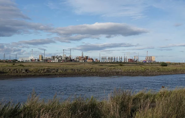 Hartlepool Reino Unido Setembro 2021 Uma Visão Greatham Creek Para — Fotografia de Stock