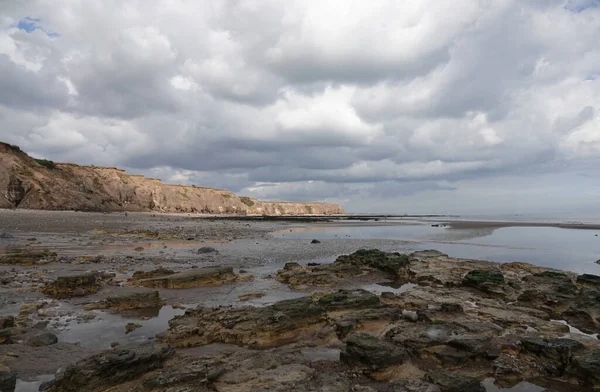 Ein Schöner Blick Auf Den Strand Von Seaham County Durham — Stockfoto