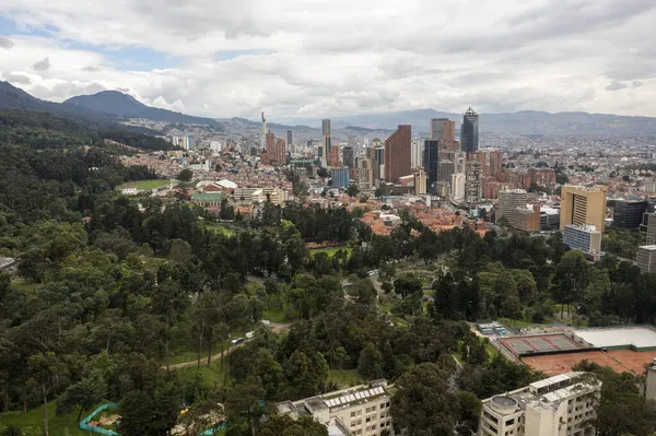 Egy Légi Kilátás Építészet Bogota Kolumbia — Stock Fotó