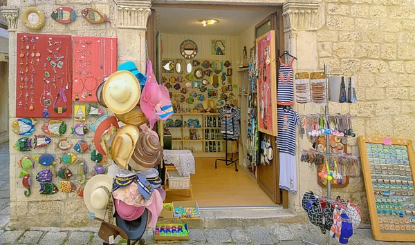 Trogir Croatia Sep 2020 Touristic Souvenir Shop Old Town Trogir — Stock Photo, Image