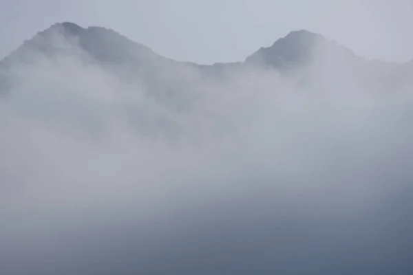 Misty Mountains Landscape Alpes Savoie France — Stockfoto