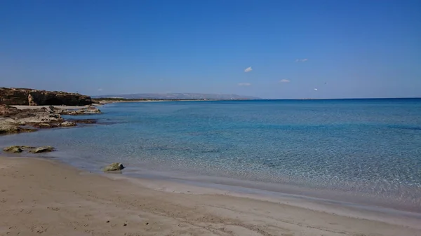Una Hermosa Vista Del Mar Mediterráneo Costa Sicilia Italia —  Fotos de Stock