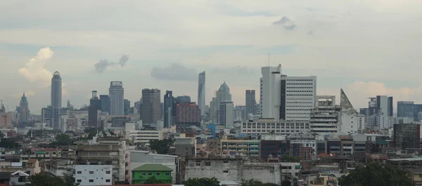Bangkok Thailand Sep 2017 Panoramabild Över Bangkok Stad Thailand — Stockfoto