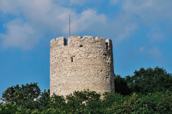 Una Bella Vista Una Fortezza Contro Cielo Blu — Foto Stock