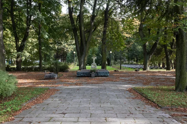 Gliwice Poland Sep 2021 Soviet War Cemetery Memorial Site Gliwice — Stock Photo, Image