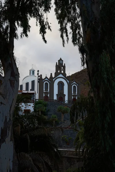 Beautiful View Church Santa Lucia Tirajana Canary Islands — Stockfoto