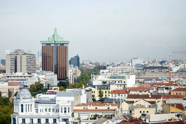 Cityscape Madrid Spain Tourist Destination View Madrid Architecture Stock Picture