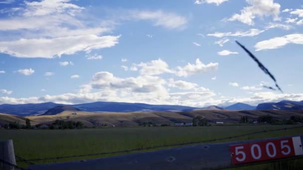 Atemberaubende Aussicht Auf Die Wunderschönen Berge — Stockvideo