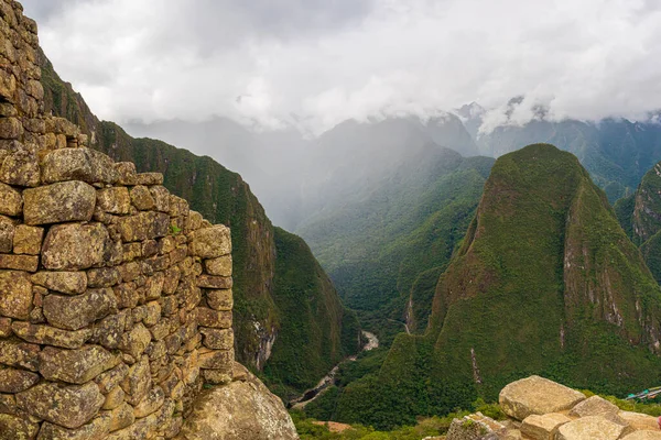 Eine Schöne Aufnahme Von Machu Picchu Peru Amerika — Stockfoto