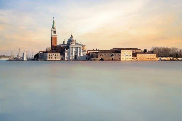 Church San Giorgio Maggiore Beautiful Cityscape Venice Italy — стоковое фото