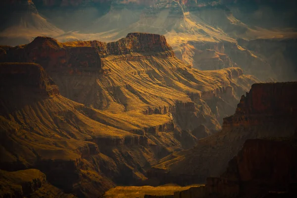 Живописный Вид Северный Рим Национального Парка Гранд Каньон Закате — стоковое фото