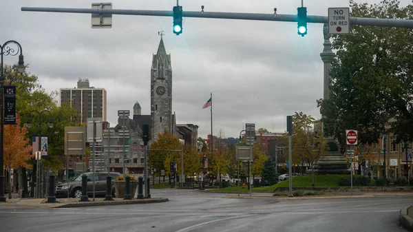 Watertown Förenade Staterna Okt 2021 Det Första Monumentet Från Baptistkyrkan — Stockfoto