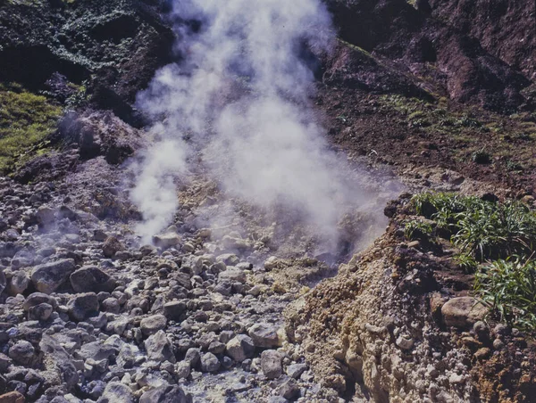 Uma Bela Cachoeira Dominica Índias Ocidentais Caribe — Fotografia de Stock