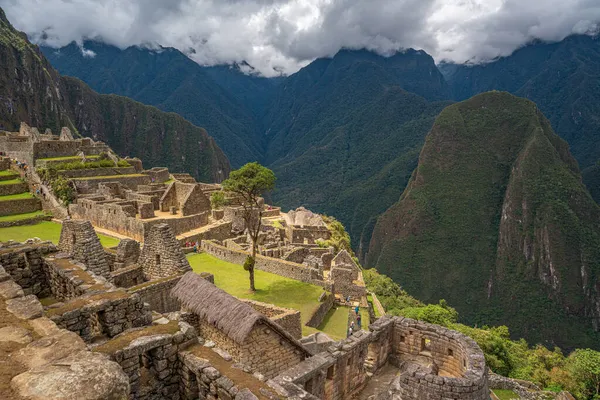 美国秘鲁马丘比丘的一张美丽的照片 — 图库照片