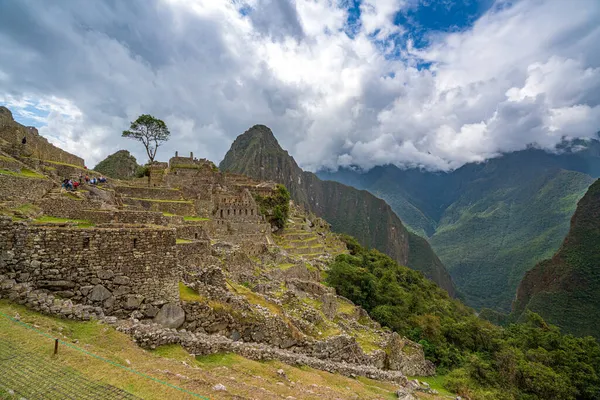 Eine Schöne Aufnahme Von Machu Picchu Peru Amerika — Stockfoto
