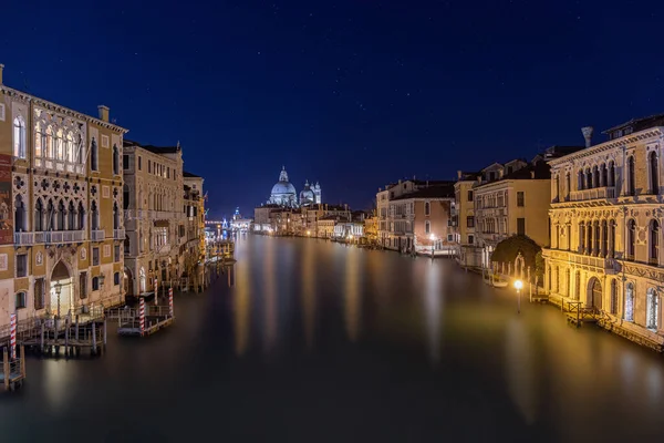 Grand Canal Beautiful Cityscape Venice Italy Nighttime — Stockfoto