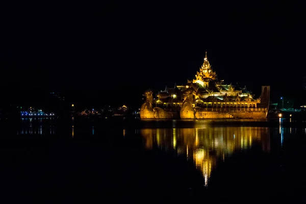 Night View Of Yangon Pictures Night View Of Yangon Stock Photos Images Depositphotos