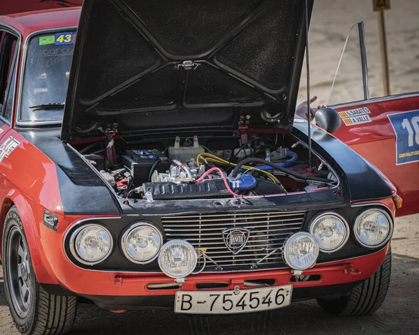 Palamos Spanien 2021 Lancia Fulvia 1300B Motor Costa Brava Historic — Stockfoto