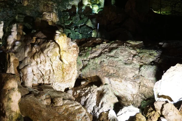 Nahaufnahme Einer Geologischen Formation Einer Höhle — Stockfoto