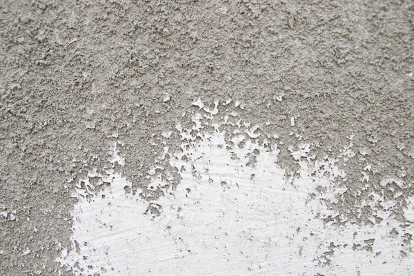 Beton Duvar Arkaplanı Gri Arkaplan Beyaz Renk Boya Dokusu — Stok fotoğraf
