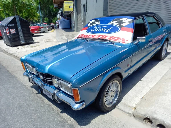 Buenos Aires Argentina Νοέμβριος 2021 Μπλε Σπορ Ford Taunus Cortina — Φωτογραφία Αρχείου