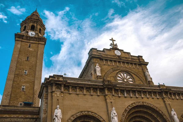 マニラ小聖堂と大聖堂 マニラ フィリピン — ストック写真