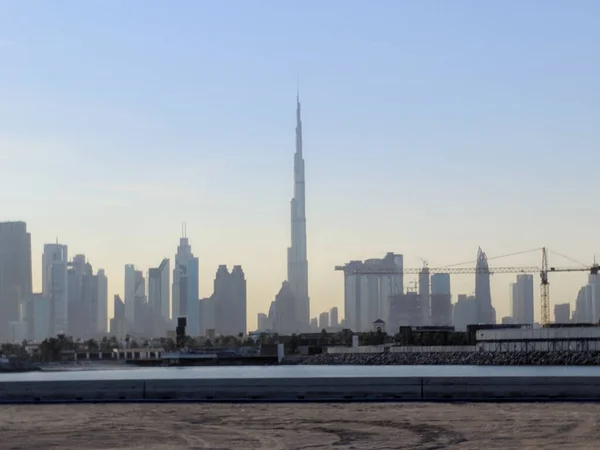 Dubai United Arab Emirates Aug 2019 Beautiful Cityscape Dubai Skyscrapers — Stock Photo, Image