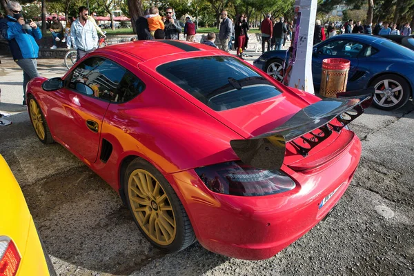 Volos Algeria Nov 2021 Porsche Superbilar Porsche Klubben Grekland Utflykt — Stockfoto