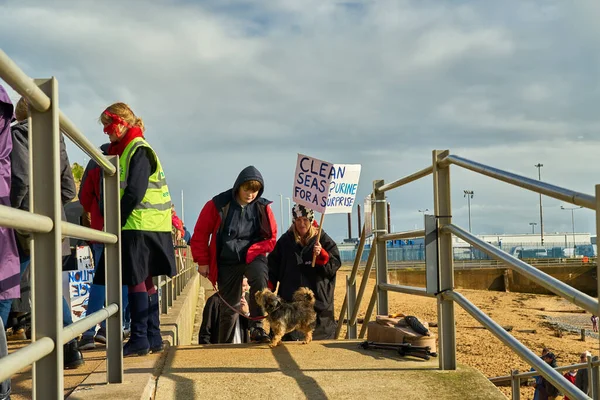 Ramsgate Vereinigtes Königreich Okt 2021 Eine Aufnahme Von Einheimischen Beim — Stockfoto