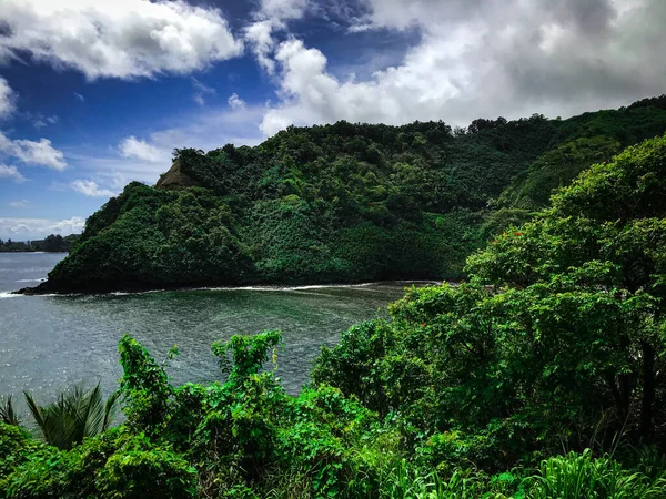 Fascinating Landscape Road Hana Maui Hawaii — стоковое фото