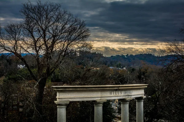 佐治亚州罗马Myrtle Hill坟场的古老墓碑 — 图库照片