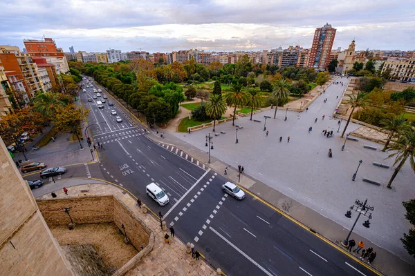 Byggnader Staden Valencia Valencia Spanien — Stockfoto