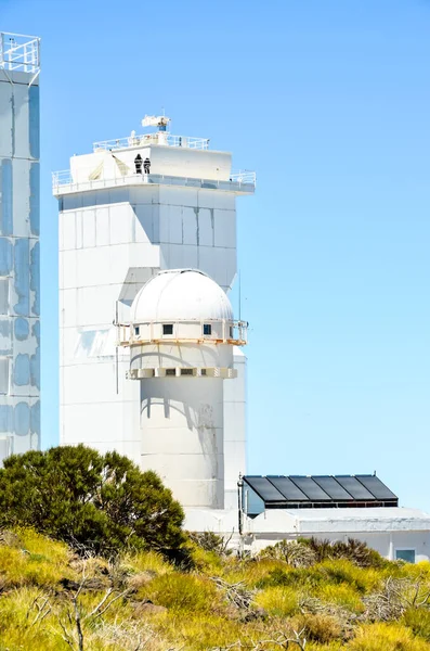 Telescopes Teide Astronomical Observatory Tenerife Spain — Stock Photo, Image