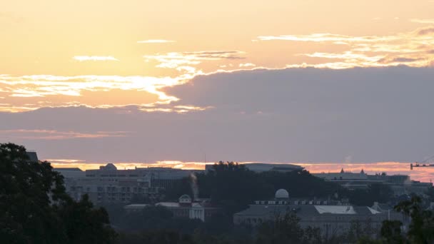 Schöner Sonnenuntergang Über Dem Meer — Stockvideo