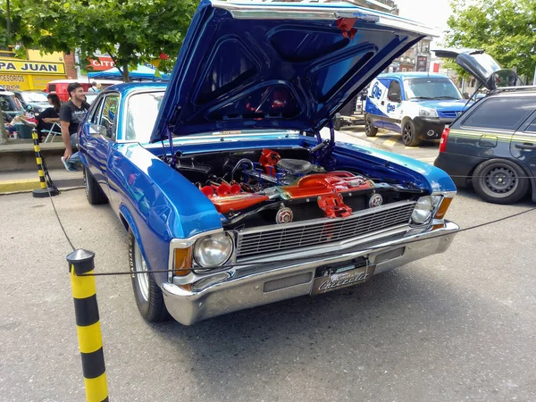 Buenos Aires Argentina Nov 2021 Sporty Blue Vintage Chevrolet Chevy — 스톡 사진