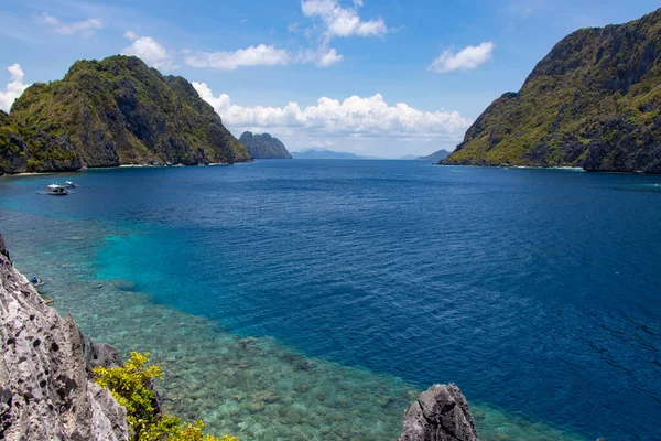 Eine Atemberaubende Aufnahme Der Meereslandschaft Nido Philippinen — Stockfoto