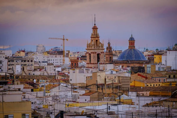 Edifícios Cidade Valência Comunidade Valenciana Espanha — Fotografia de Stock