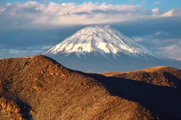 Veduta Del Vulcano Misti Arequipa Nel Sud Del Perù — Foto Stock